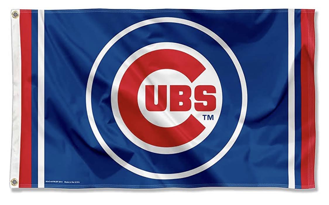 Chicago Cubs 3'x5' Team Flag