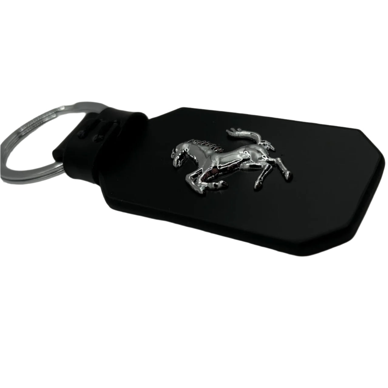 Scuderia Ferrari F1 Genuine Leather Keychain
