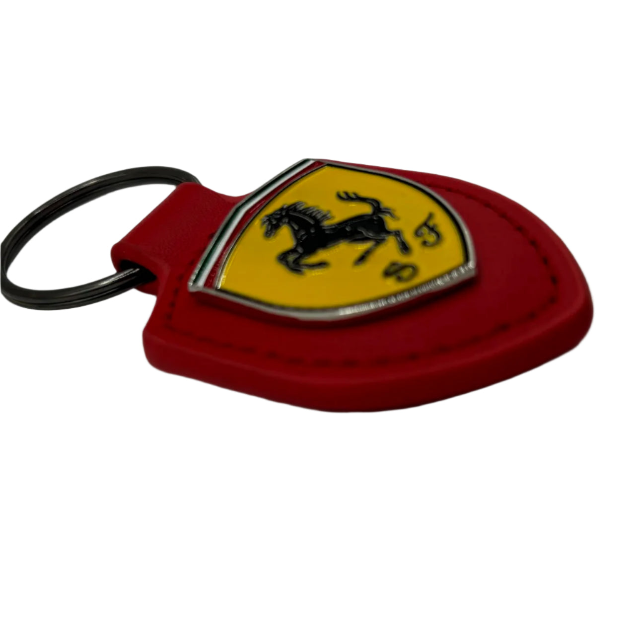 Scuderia Ferrari F1 Genuine Leather Keychain