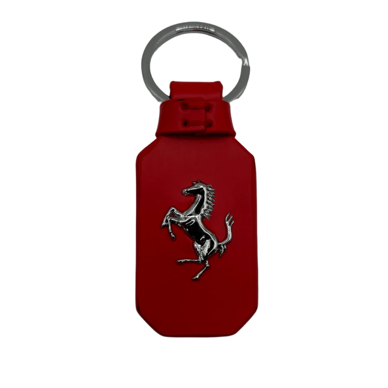 Scuderia Ferrari F1 Genuine Leather Keychain